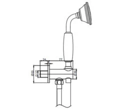 Crosswater Belgravia Wall Mounted Shower Kit 9 Crosswater Belgravia Wall Mounted Shower Kit -Shower Room M700 2020 12 7 8 44 40 498