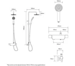 Aqualisa Midas 220 Chrome Bar Mixer Shower With Slide Rail Kit 9 Aqualisa Midas 220 Chrome Bar Mixer Shower With Slide Rail Kit -Shower Room M700 2020 9 25 13 28 6 248