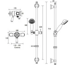 Bristan Regency Thermostatic Dual Control Shower Valve With Adjustable Riser Kit 5 Bristan Regency Thermostatic Dual Control Shower Valve With Adjustable Riser Kit -Shower Room M700 2021 1 13 13 47 51 47