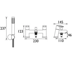 Bristan Orta Deck Mounted Chrome Bath Mixer Tap -Shower Room M700 2021 11 17 9 53 44 169