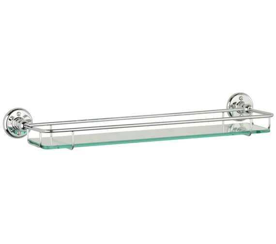 Roper Rhodes Avening Toughened Clear Glass Gallery Shelf 4 Roper Rhodes Avening Toughened Clear Glass Gallery Shelf - Image 2