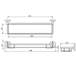 Roper Rhodes Avening Toughened Clear Glass Gallery Shelf 7 Roper Rhodes Avening Toughened Clear Glass Gallery Shelf -Shower Room M700 2021 12 11 7 13 31 569