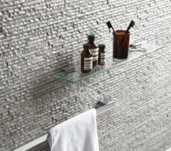 Roper Rhodes Horizon 600mm Toughened Clear Glass Shelf -Shower Room M700 2021 12 13 6 53 16 913