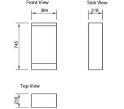 IMEX Echo White Gloss 400 X 220mm Single Door Floor Standing Unit And Basin 7 IMEX Echo White Gloss 400 X 220mm Single Door Floor Standing Unit And Basin -Shower Room M700 2021 12 2 11 12 49 861