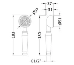 Hudson Reed Topaz Traditional Handset -Shower Room M700 2021 2 16 7 49 29 393