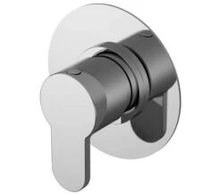 Nuie Arvan Round Concealed 2-3-4 Diverter Way Chrome