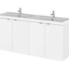 Hudson Reed Fusion 1200mm Wall Hung Full Depth 4 Door Vanity Unit And Basin 1 Hudson Reed Fusion 1200mm Wall Hung Full Depth 4 Door Vanity Unit And Basin -Shower Room M700 2021 3 10 6 24 52 300
