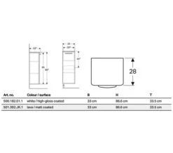 Geberit Selnova Square 330 X 335mm 1 Door Cabinet -Shower Room M700 2021 4 21 7 53 13 32