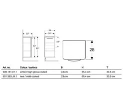 Geberit Selnova Square 330 X 335mm 1 Door Cabinet -Shower Room M700 2021 4 21 7 53 3 674