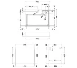 Nuie Merit Full Depth 505 X 360mm Single Door Vanity Unit And Basin -Shower Room M700 2021 6 17 15 35 49 769
