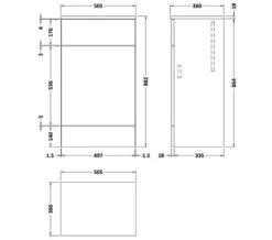 Hudson Reed Fusion 355mm Full Depth WC Unit And Worktop 10 Hudson Reed Fusion 355mm Full Depth WC Unit And Worktop -Shower Room M700 2021 6 19 9 41 29 291