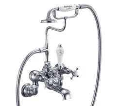 Burlington Wall Mounted Bath Shower Mixer Tap With Claremont Handles -Shower Room M700 2021 6 2 13 10 8 458 1