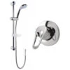 Nuie Round Chrome Manual Valve With Slide Rail Kit Or Shower Head And Arm -Shower Room M700 2021 7 15 11 25 28 556