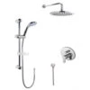Nuie Arvan Concealed Round Chrome Manual Valve With Shower Kit And Head -Shower Room M700 2021 7 17 9 7 47 332