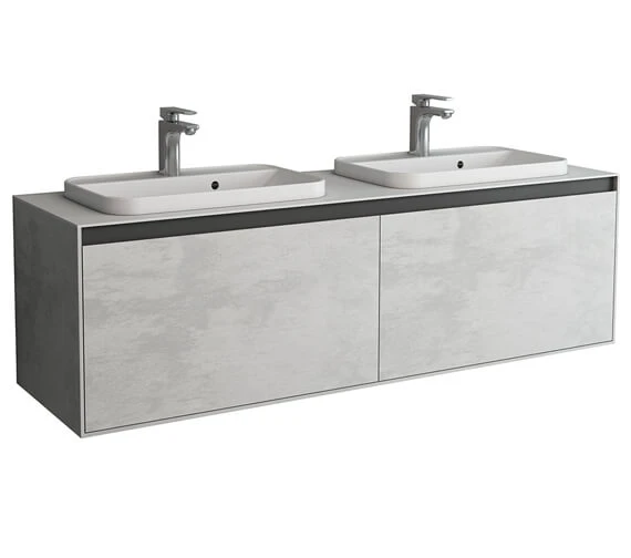 IMEX Arco 1600mm Twin Single Drawer Cabinet 4 IMEX Arco 1600mm Twin Single Drawer Cabinet - Image 2