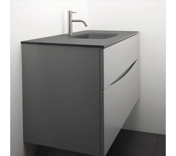 Crosswater Glide II Wall Hung Double Drawer Bathroom Unit 15 Crosswater Glide II Wall Hung Double Drawer Bathroom Unit - Image 13