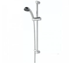 Bristan Chrome Slide Rail Shower Kit With Rub Clean Handset