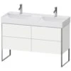 Duravit XSquare Floor-Standing 1184 X 460mm Vanity Unit With 4-Pull-Out Compartments -Shower Room M700 2021 8 4 10 8 3 780