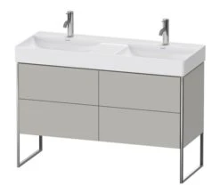 Duravit XSquare Floor-Standing 1184 X 460mm Vanity Unit With 4-Pull-Out Compartments -Shower Room M700 2021 8 4 10 9 3 570
