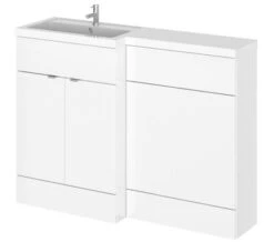 Hudson Reed Fusion 1200mm Full Depth Furniture Pack - Vanity And WC Unit With Basin