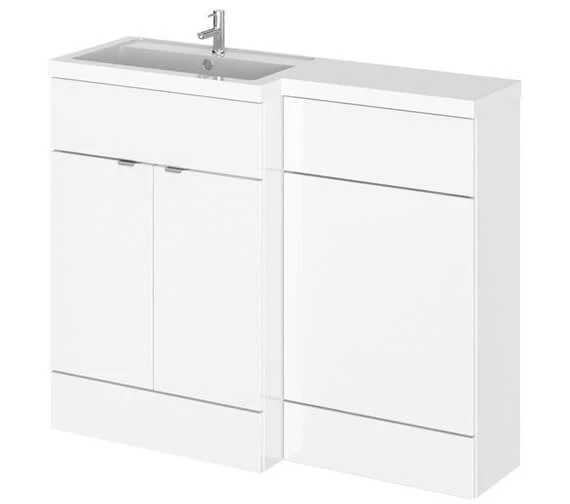 Hudson Reed Fusion 1100mm Full Depth Furniture Pack - Vanity And WC Unit With Basin 3 Hudson Reed Fusion 1100mm Full Depth Furniture Pack - Vanity And WC Unit With Basin