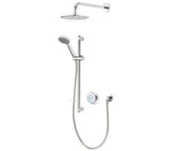 Aqualisa Quartz Classic Smart Concealed Valve With Riser Rail And Shower Head