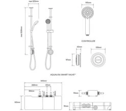 Aqualisa Quartz Classic Smart Digital Exposed Shower Set -Shower Room M700 2021 9 17 7 48 13 692