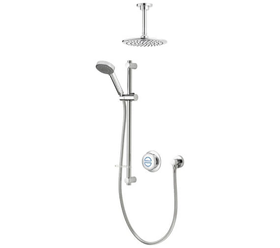 Aqualisa Quartz Classic Smart Concealed Shower Valve With Exposed Riser Rail 3 Aqualisa Quartz Classic Smart Concealed Shower Valve With Exposed Riser Rail