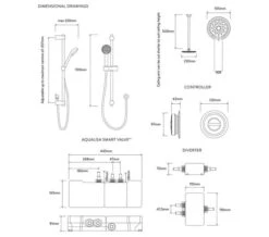 Aqualisa Quartz Classic Smart Concealed Shower Valve With Exposed Riser Rail 10 Aqualisa Quartz Classic Smart Concealed Shower Valve With Exposed Riser Rail -Shower Room M700 2021 9 17 9 20 54 57
