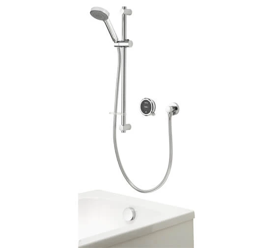 Aqualisa Quartz Touch Slide Rail Kit With Digital Concealed Valve And Bath Filler 3 Aqualisa Quartz Touch Slide Rail Kit With Digital Concealed Valve And Bath Filler