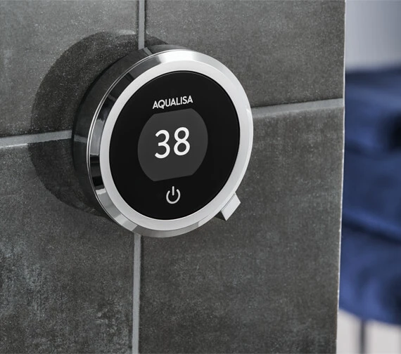 Aqualisa Quartz Touch Slide Rail Kit With Digital Concealed Valve And Bath Filler 8 Aqualisa Quartz Touch Slide Rail Kit With Digital Concealed Valve And Bath Filler - Image 6