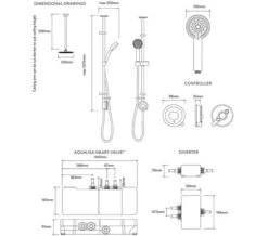 Aqualisa Quartz Touch Exposed Smart Digital Valve With Shower Kit 9 Aqualisa Quartz Touch Exposed Smart Digital Valve With Shower Kit -Shower Room M700 2021 9 20 14 18 49 734