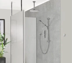 Aqualisa ISystem Smart Concealed Digital Shower Kit With Ceiling Shower Head