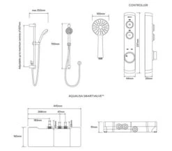 Aqualisa ISystem Smart Concealed Shower Valve With Kit -Shower Room M700 2021 9 21 9 24 17 143