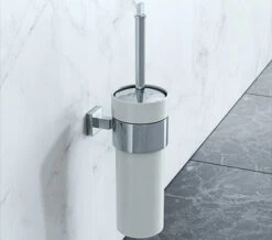 Crosswater Zeya Ceramic WC Brush Holder - ZE025C+