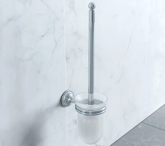 Crosswater Belgravia Toilet Brush And Holder Chrome 3 Crosswater Belgravia Toilet Brush And Holder Chrome