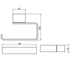 Roper Rhodes Horizon Chrome Toilet Roll Holder -Shower Room M700 2022 10 10 14 19 44 188