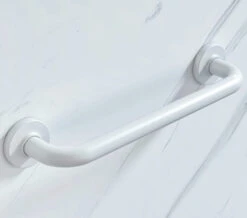 Twyford Avalon White Support Grab Rail With Concealed Fixings