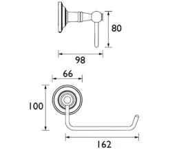 Heritage Clifton Chrome Toilet Roll Holder -Shower Room M700 2022 11 16 14 22 46 494