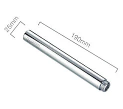 IMEX Levo Chrome Single Function Brass Shower Handset - KI036 -Shower Room M700 2022 11 22 9 18 27 57