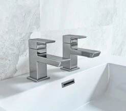 Bristan Cobalt Pair Of Bath Taps
