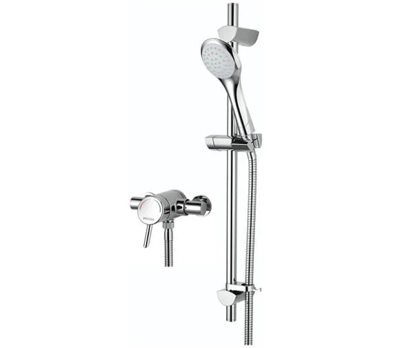 Bristan Acute Thermostatic Surface Mounted Shower Valve With Adjustable Riser Rail 4 Bristan Acute Thermostatic Surface Mounted Shower Valve With Adjustable Riser Rail - Image 2