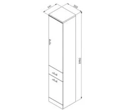 Joseph Miles Lanza 355mm X 1910mm Tall Unit 10 Joseph Miles Lanza 355mm X 1910mm Tall Unit -Shower Room M700 2022 2 24 14 25 39 197
