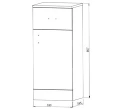 Joseph Miles Lanza 350mm X 807mm Floor Standing Unit -Shower Room M700 2022 2 24 14 5 54 879