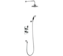 Burlington Trent Thermostatic Dual Outlet Diverter Valve With Shower Set