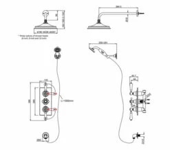 Burlington Trent Dual Outlet Concealed Thermostatic Valve With Shower Set 14 Burlington Trent Dual Outlet Concealed Thermostatic Valve With Shower Set -Shower Room M700 2022 3 9 11 5 16 356