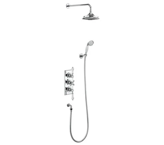 Burlington Trent Dual Outlet Concealed Thermostatic Valve With Shower Set 8 Burlington Trent Dual Outlet Concealed Thermostatic Valve With Shower Set - Image 6