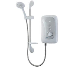 Triton Martinique White And Chrome Electric Shower