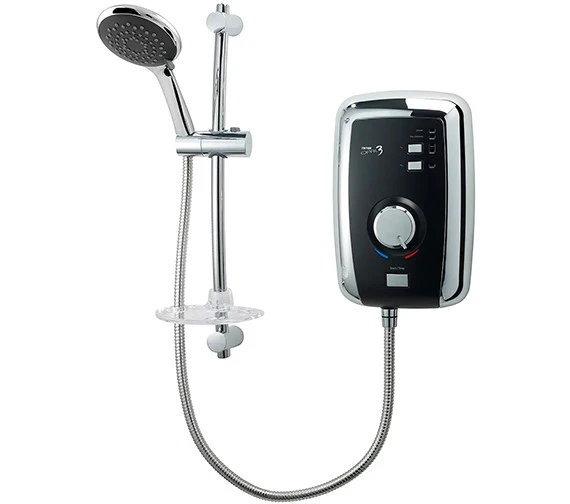 Triton Opal 3 Chrome-Black Electric Shower 3 Triton Opal 3 Chrome-Black Electric Shower