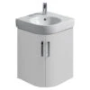Geberit Selnova Compact 690 X 550mm Double Door Cabinet And Basin